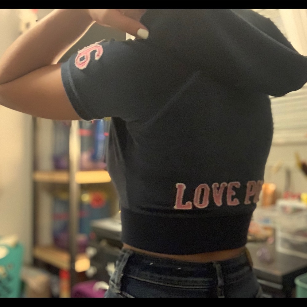 Victoria Secret Cropped Zip up